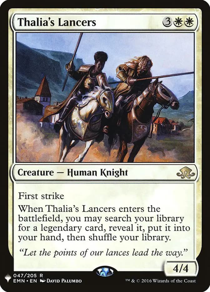 Card image of Thalia's Lancers