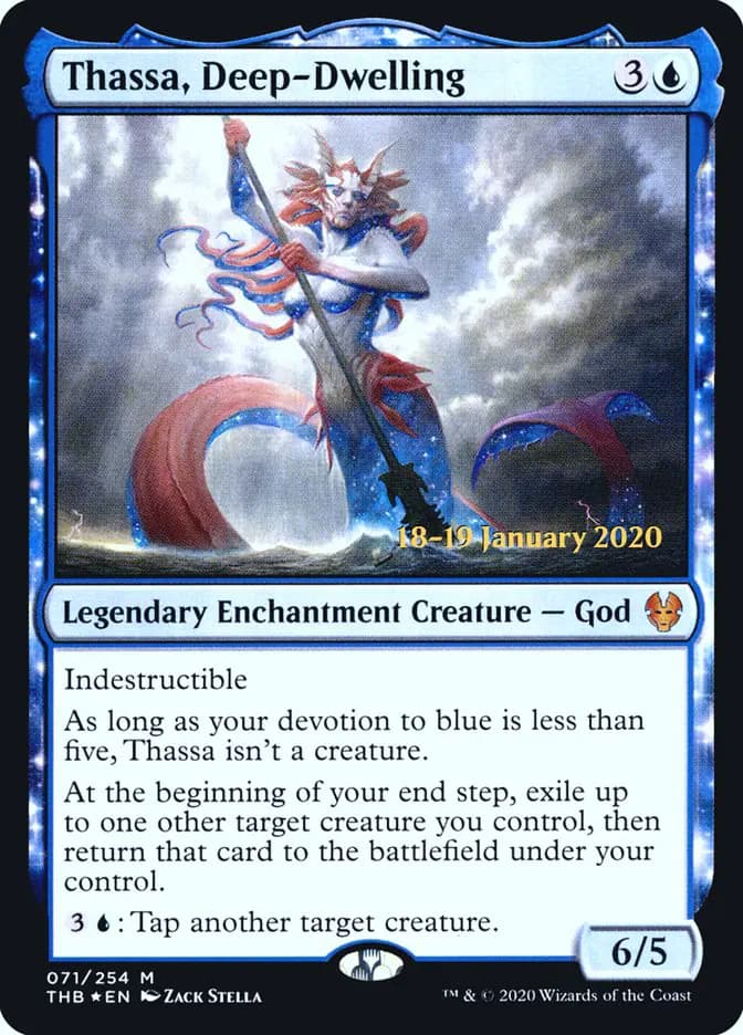 Card image of Thassa, Deep-Dwelling