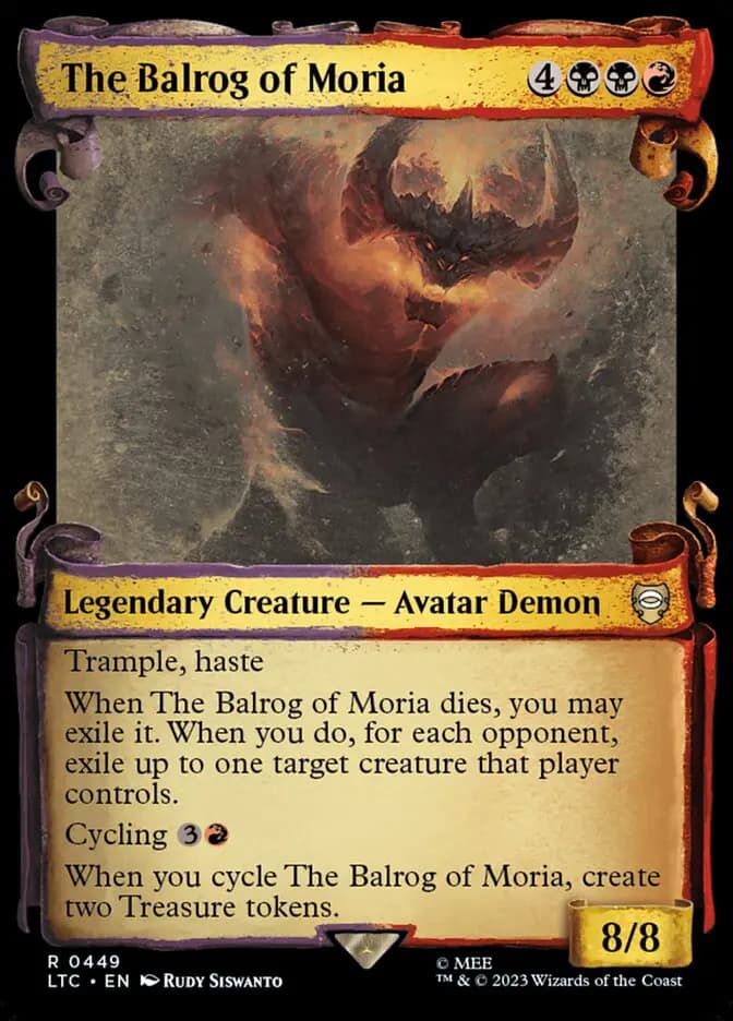 Card image of The Balrog of Moria