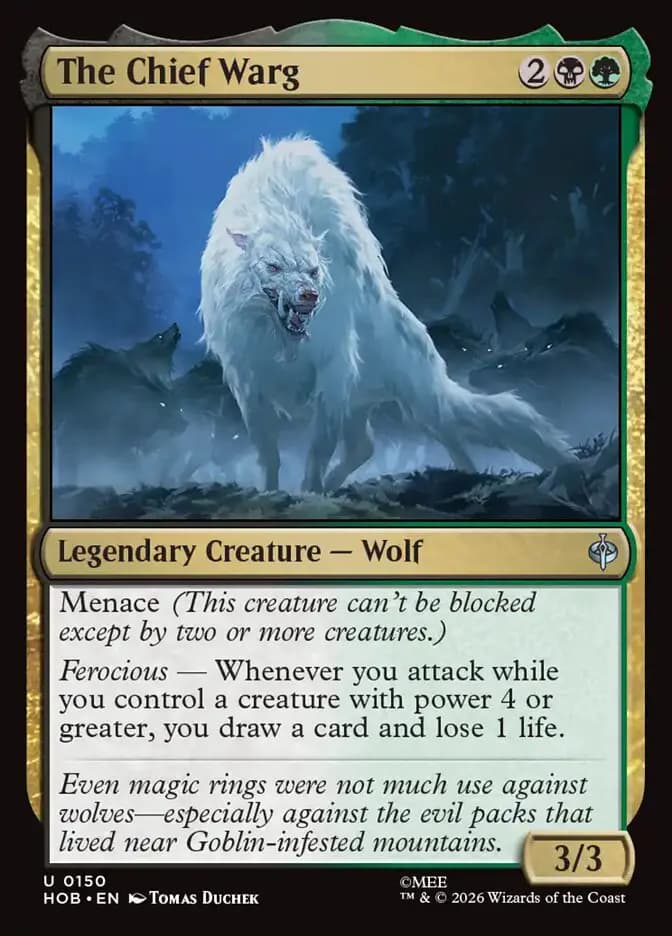 Card image of The Chief Warg