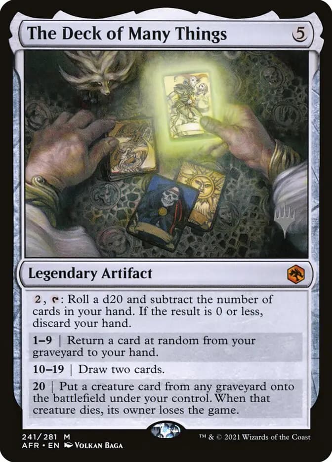 Card image of The Deck of Many Things