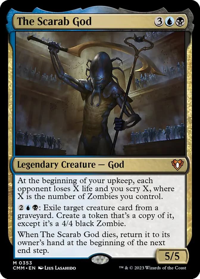 Card image of The Scarab God