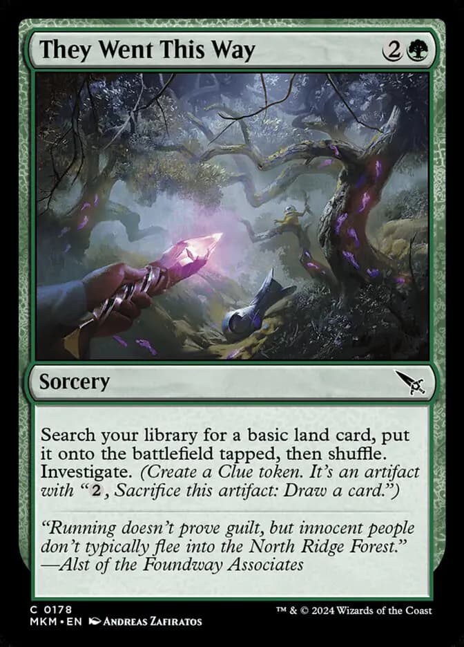 Card image of They Went This Way