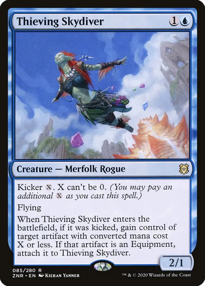 Card image of Thieving Skydiver
