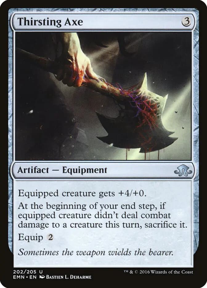 Card image of Thirsting Axe