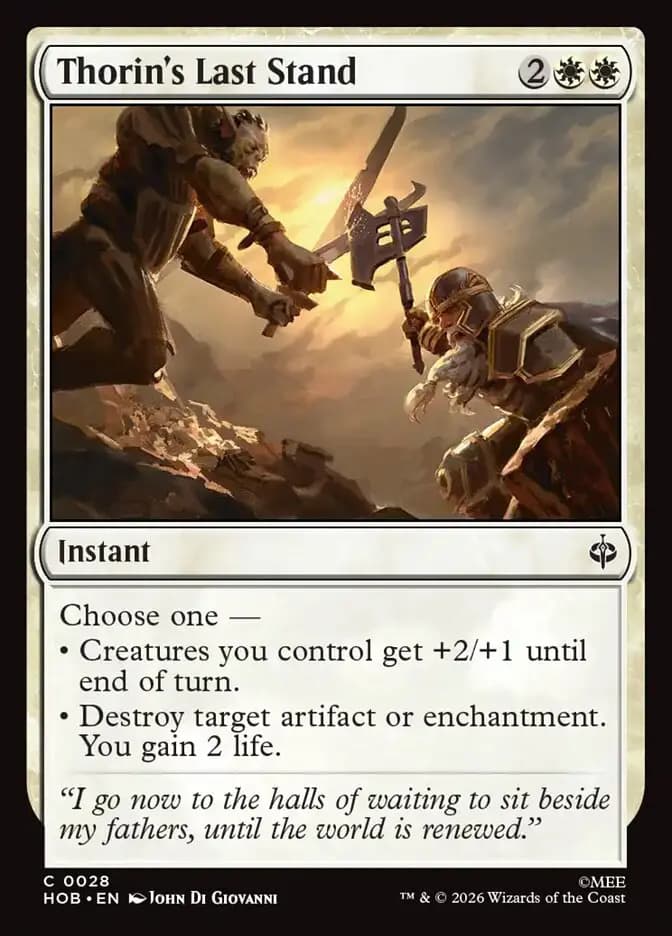 Card image of Thorin's Last Stand
