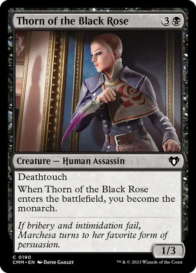 Card image of Thorn of the Black Rose