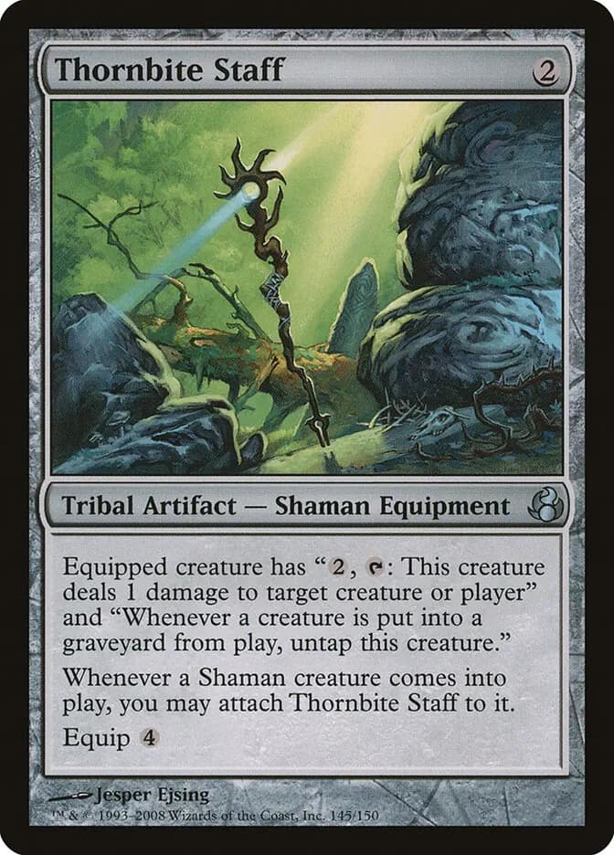 Card image of Thornbite Staff