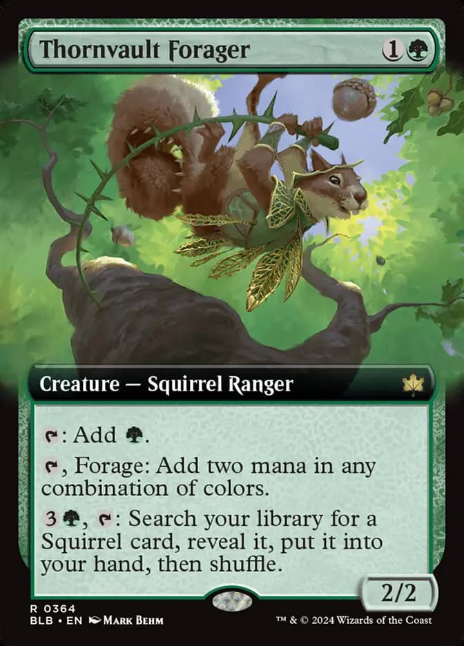 Card image of Thornvault Forager