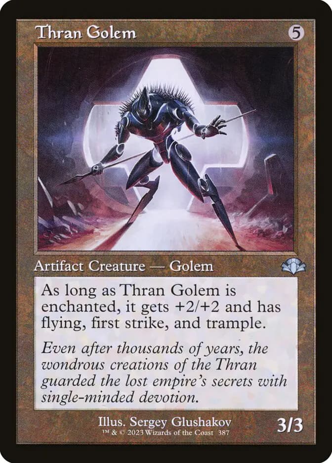 Card image of Thran Golem