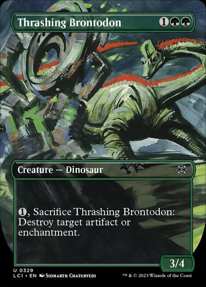 Card image of Thrashing Brontodon