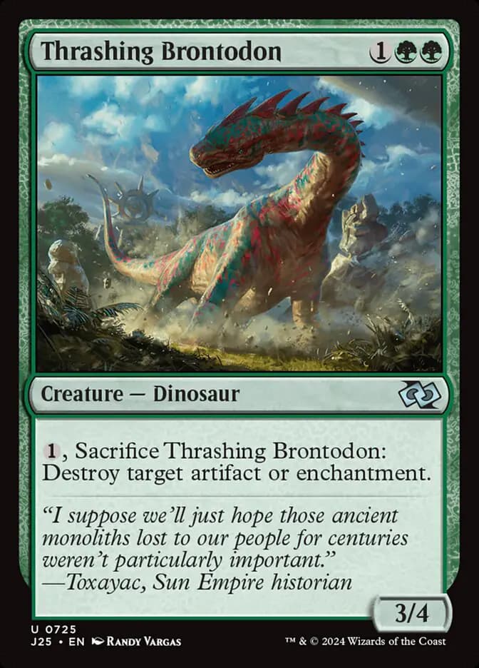 Card image of Thrashing Brontodon