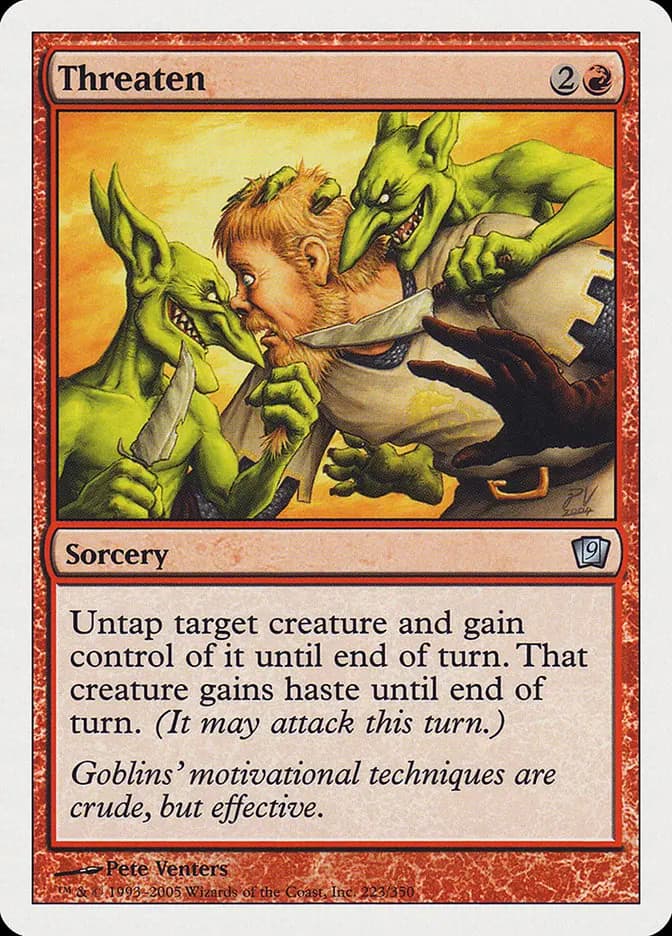 Card image of Threaten
