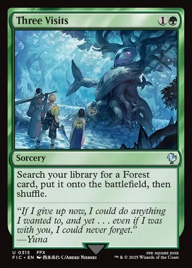 Card image of Three Visits