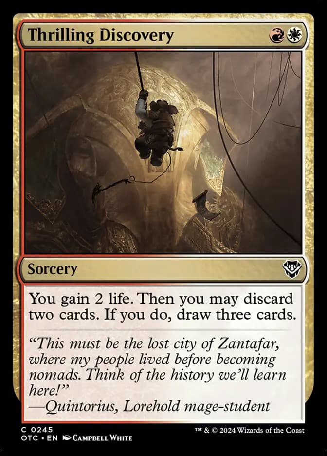 Card image of Thrilling Discovery