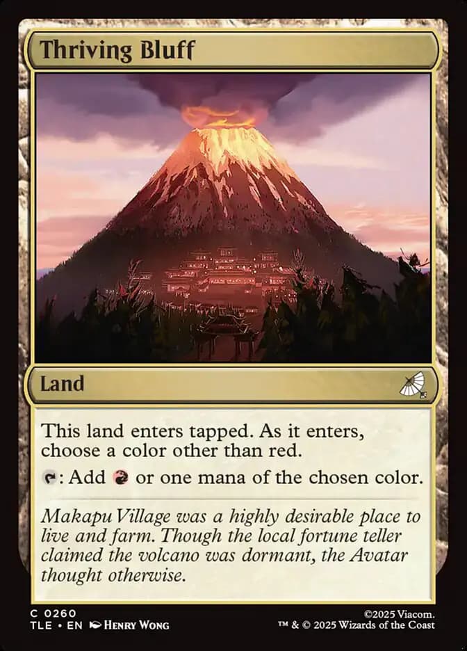 Card image of Thriving Bluff
