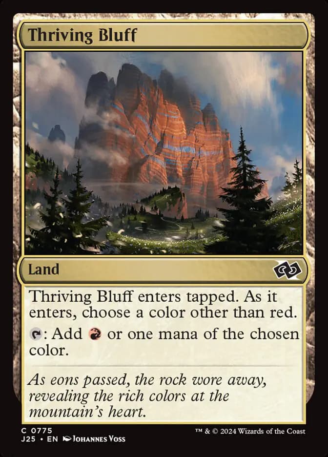 Card image of Thriving Bluff
