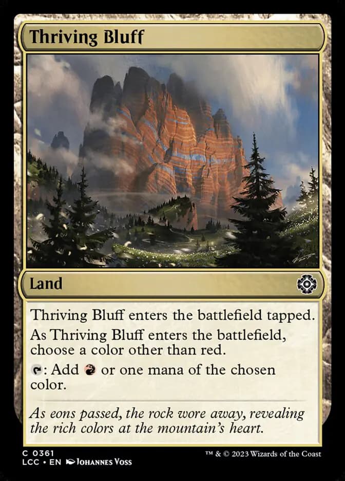 Card image of Thriving Bluff