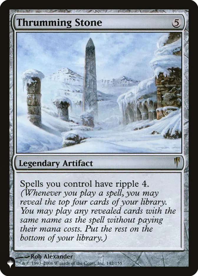 Card image of Thrumming Stone