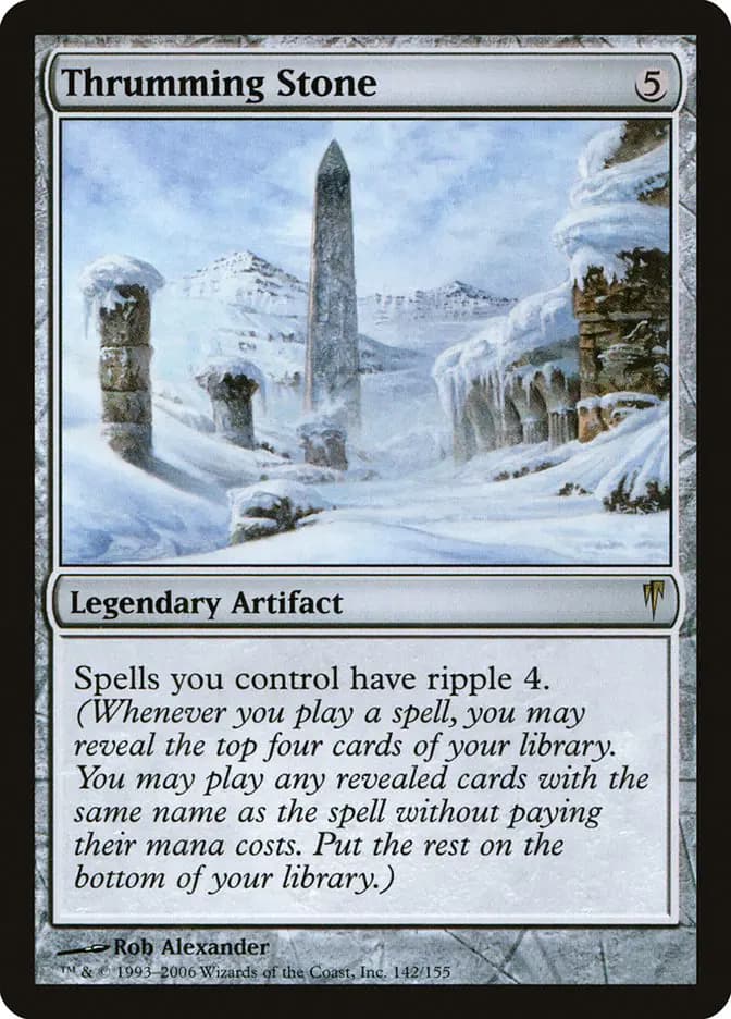 Card image of Thrumming Stone