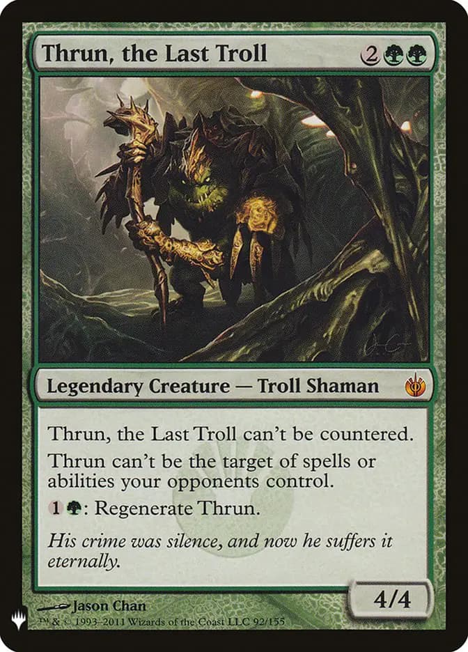 Card image of Thrun, the Last Troll