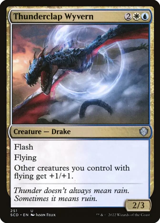 Card image of Thunderclap Wyvern