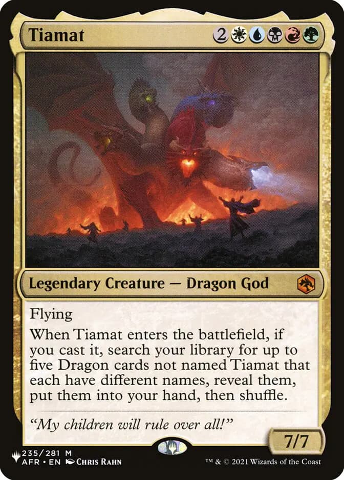 Card image of Tiamat