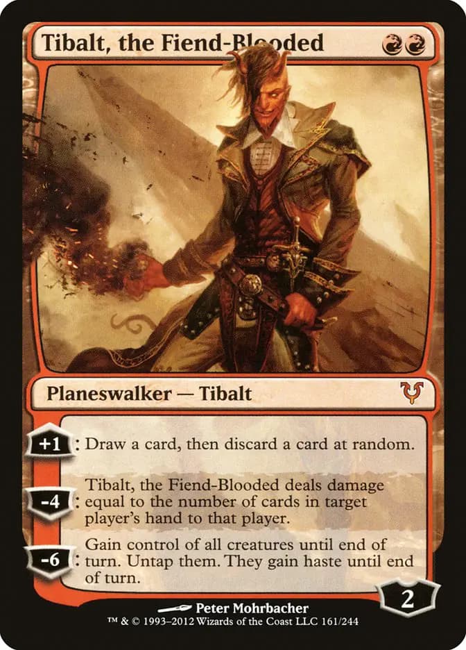 Card image of Tibalt, the Fiend-Blooded