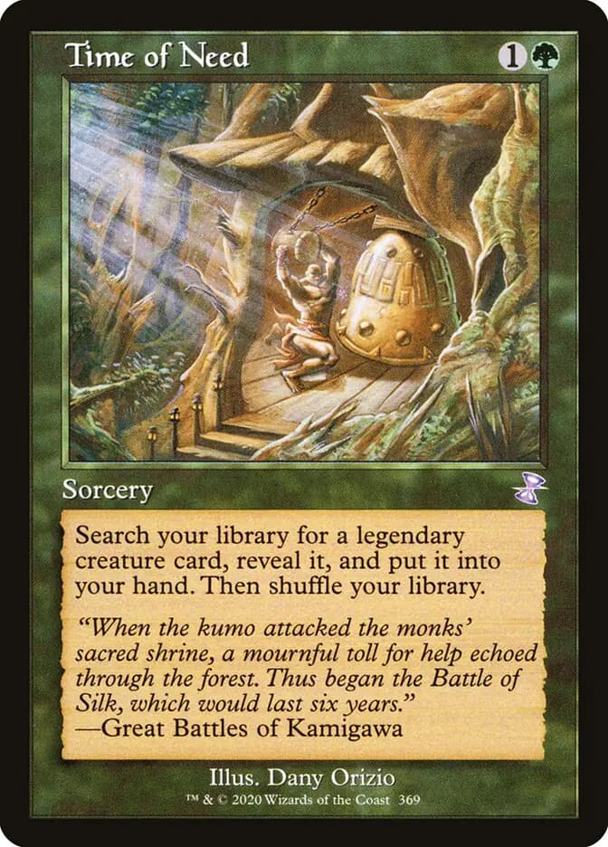 Card image of Time of Need