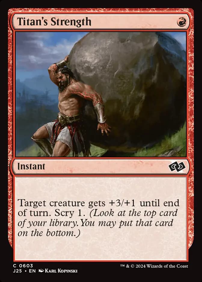 Card image of Titan's Strength