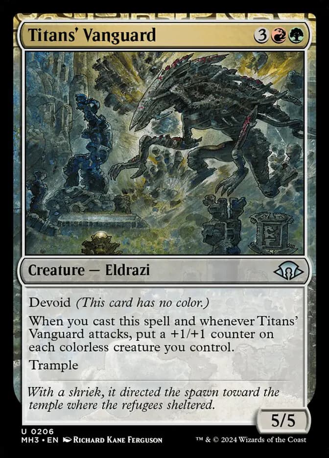 Card image of Titans' Vanguard