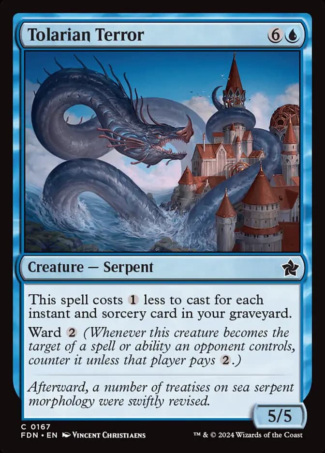 Card image of Tolarian Terror