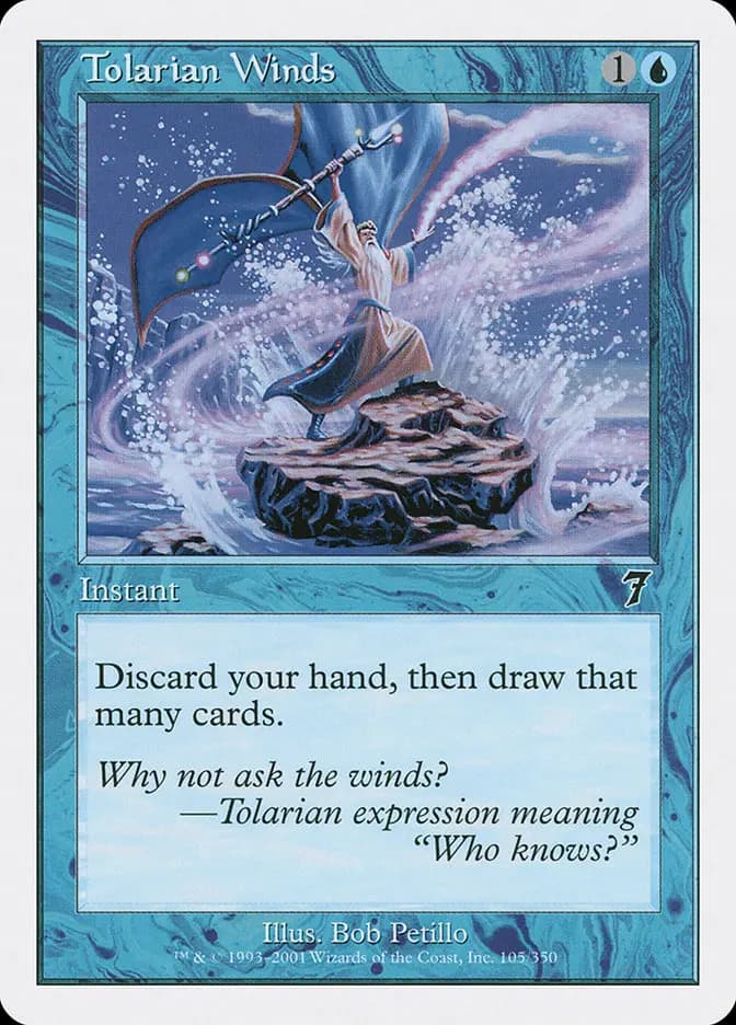Card image of Tolarian Winds