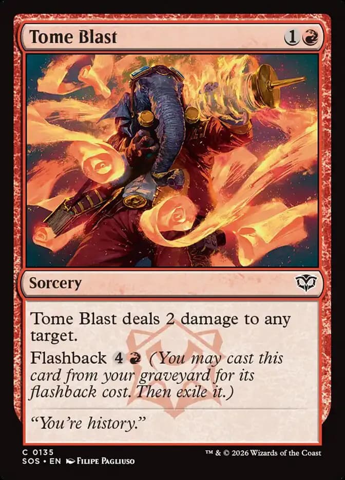 Card image of Tome Blast