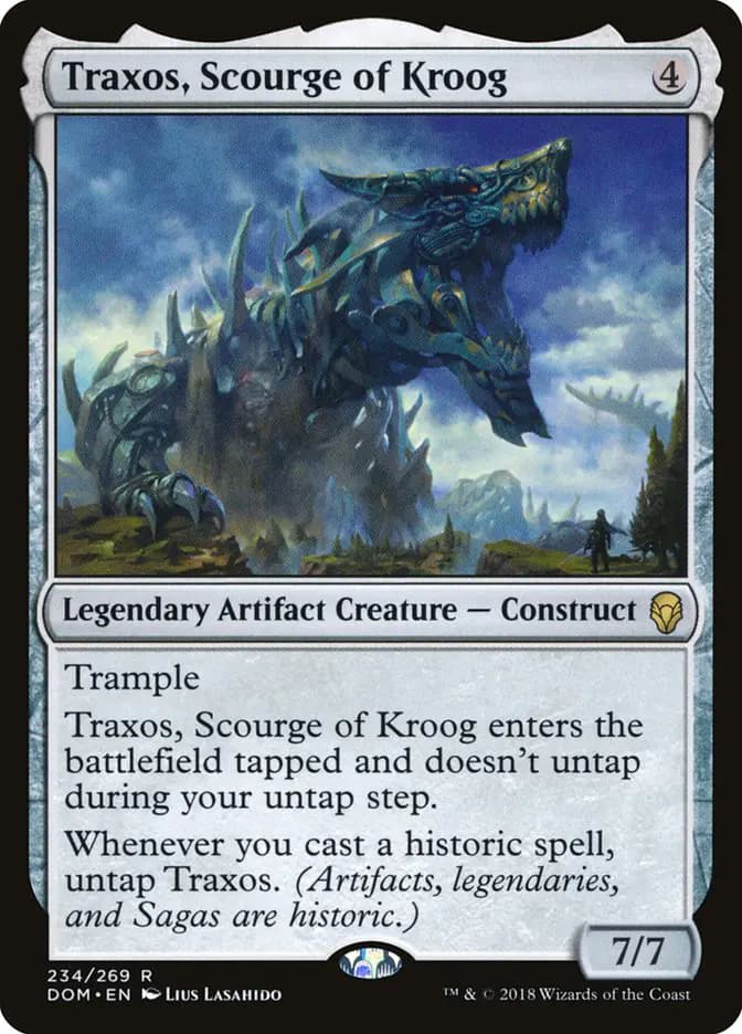 Card image of Traxos, Scourge of Kroog