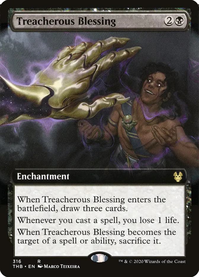 Card image of Treacherous Blessing