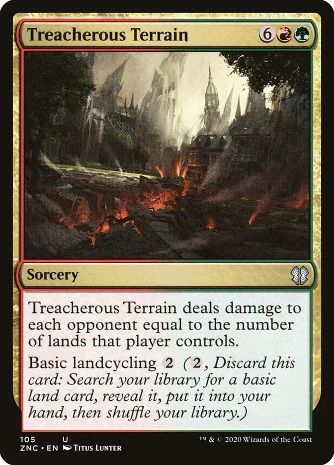 Card image of Treacherous Terrain