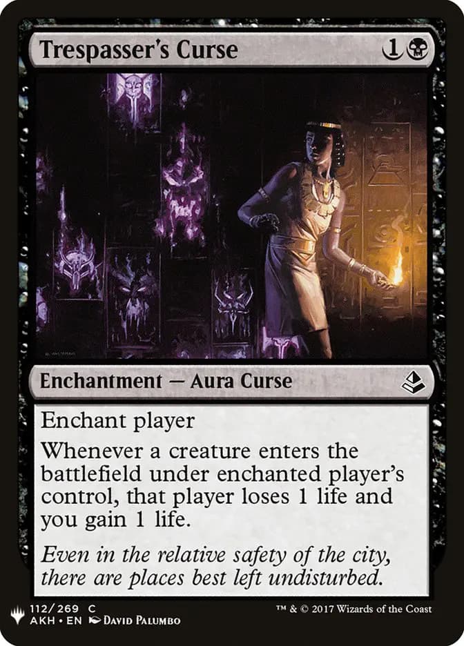 Card image of Trespasser's Curse
