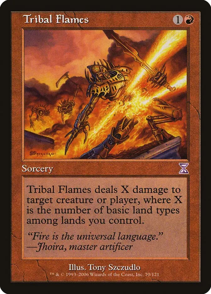Card image of Tribal Flames