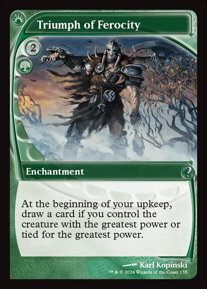 Card image of Triumph of Ferocity