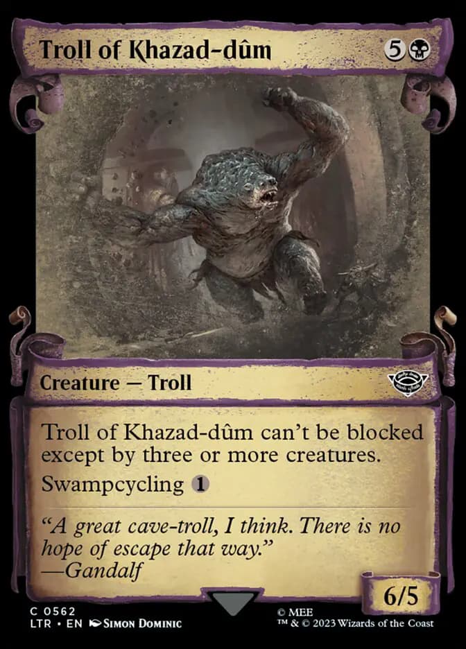Card image of Troll of Khazad-dûm