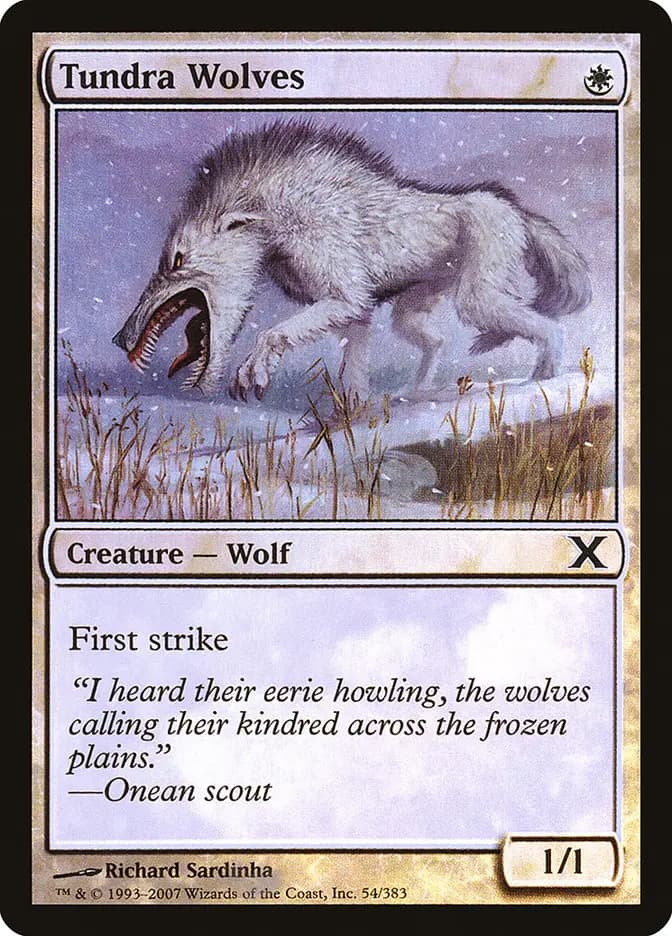 Card image of Tundra Wolves