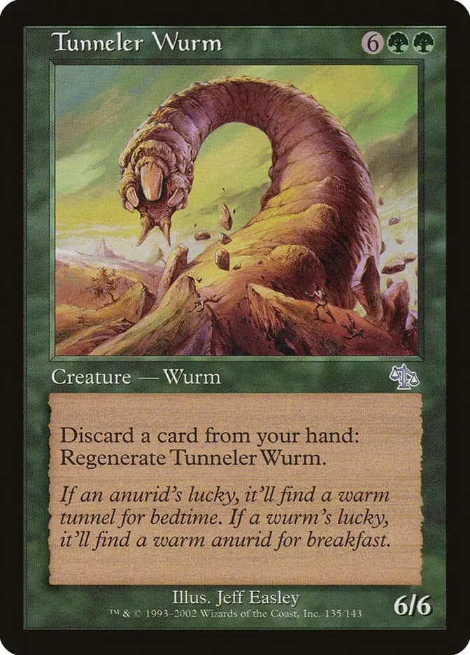 Card image of Tunneler Wurm