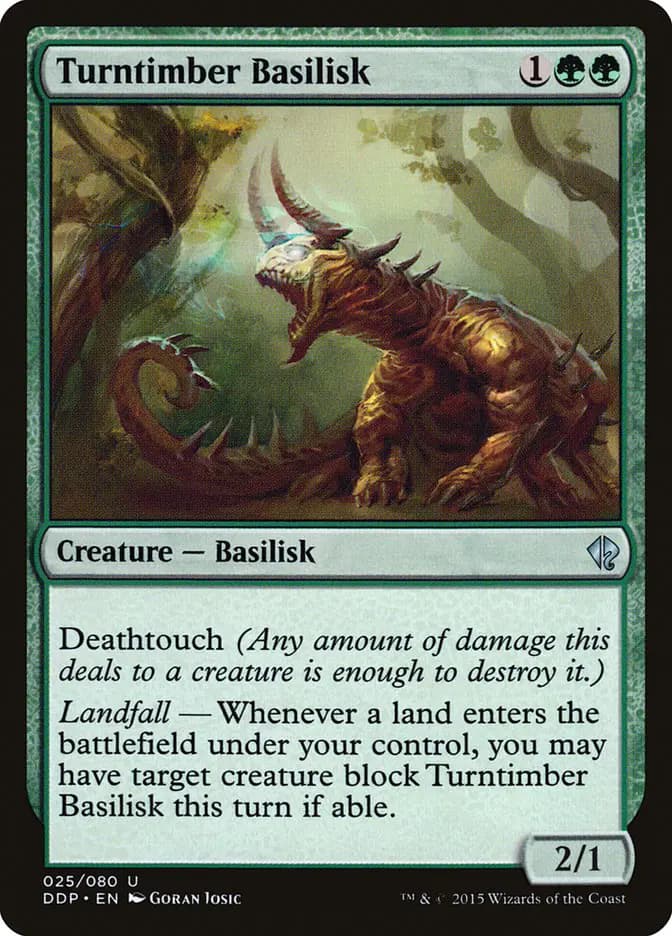 Card image of Turntimber Basilisk