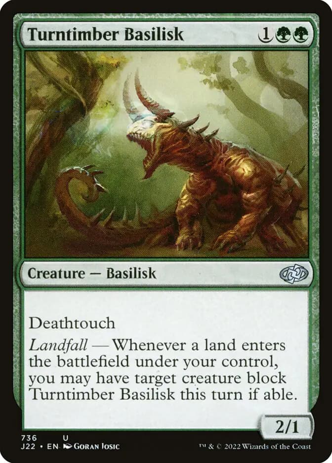 Card image of Turntimber Basilisk