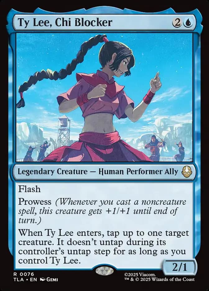Card image of Ty Lee, Chi Blocker