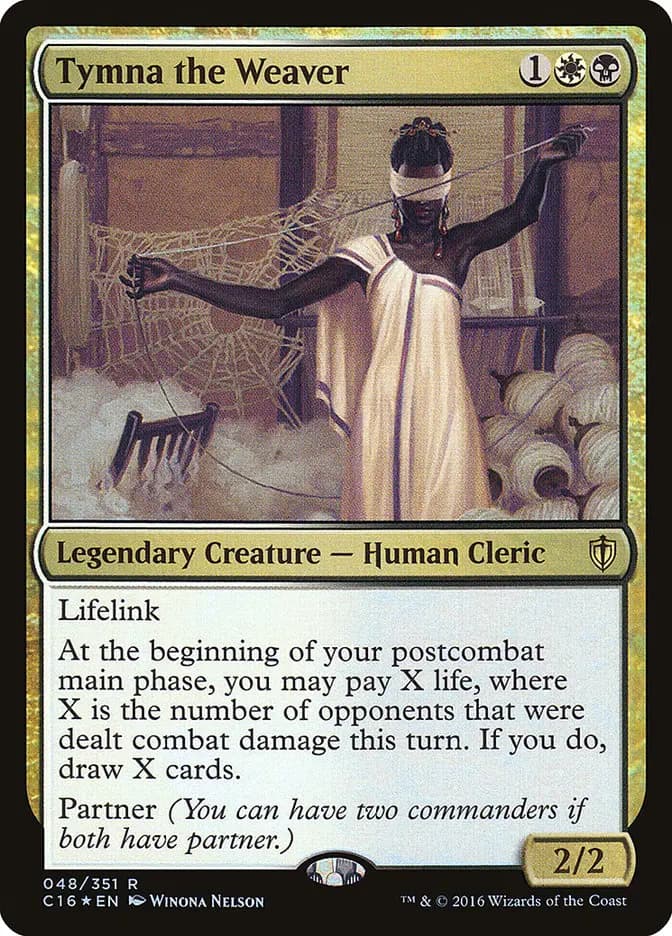 Card image of Tymna the Weaver