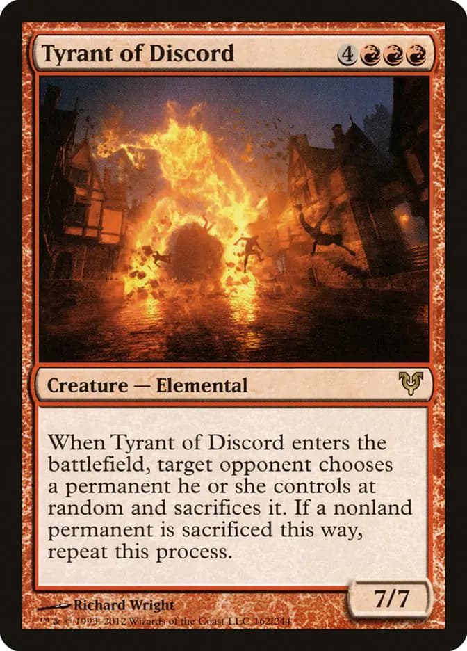Card image of Tyrant of Discord