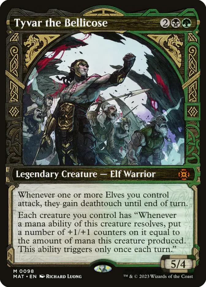 Card image of Tyvar the Bellicose