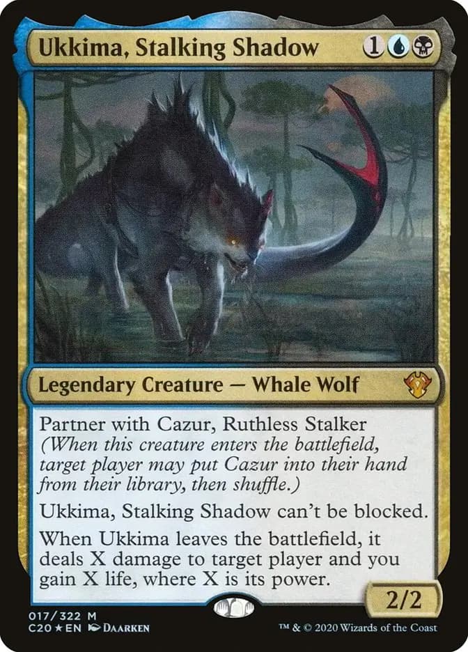 Card image of Ukkima, Stalking Shadow